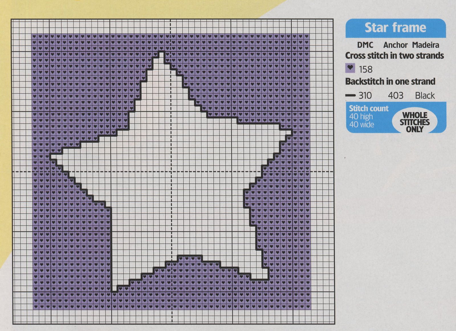 Schema punto croce Idee 499