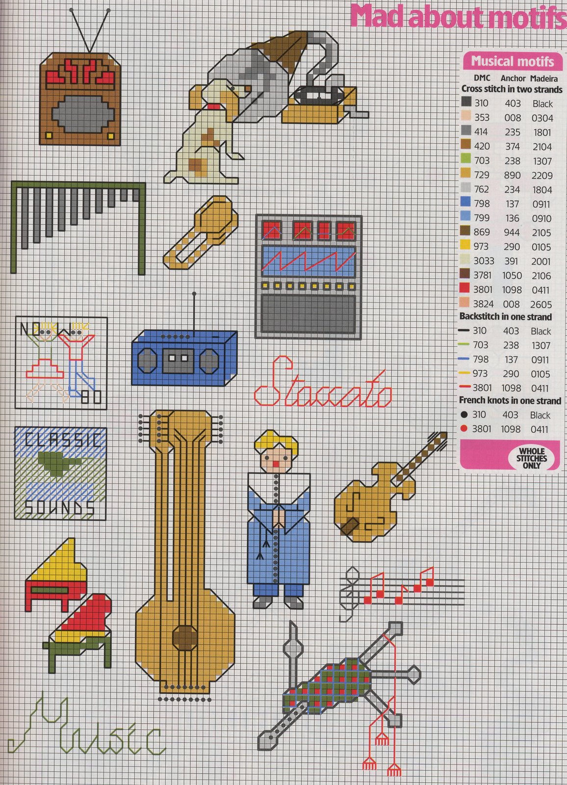 Schema punto croce Idee 501