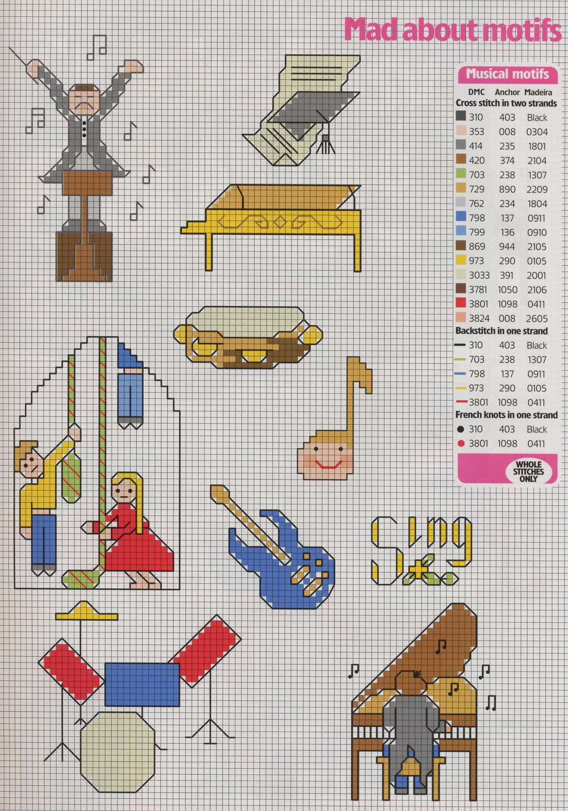Schema punto croce Idee 502