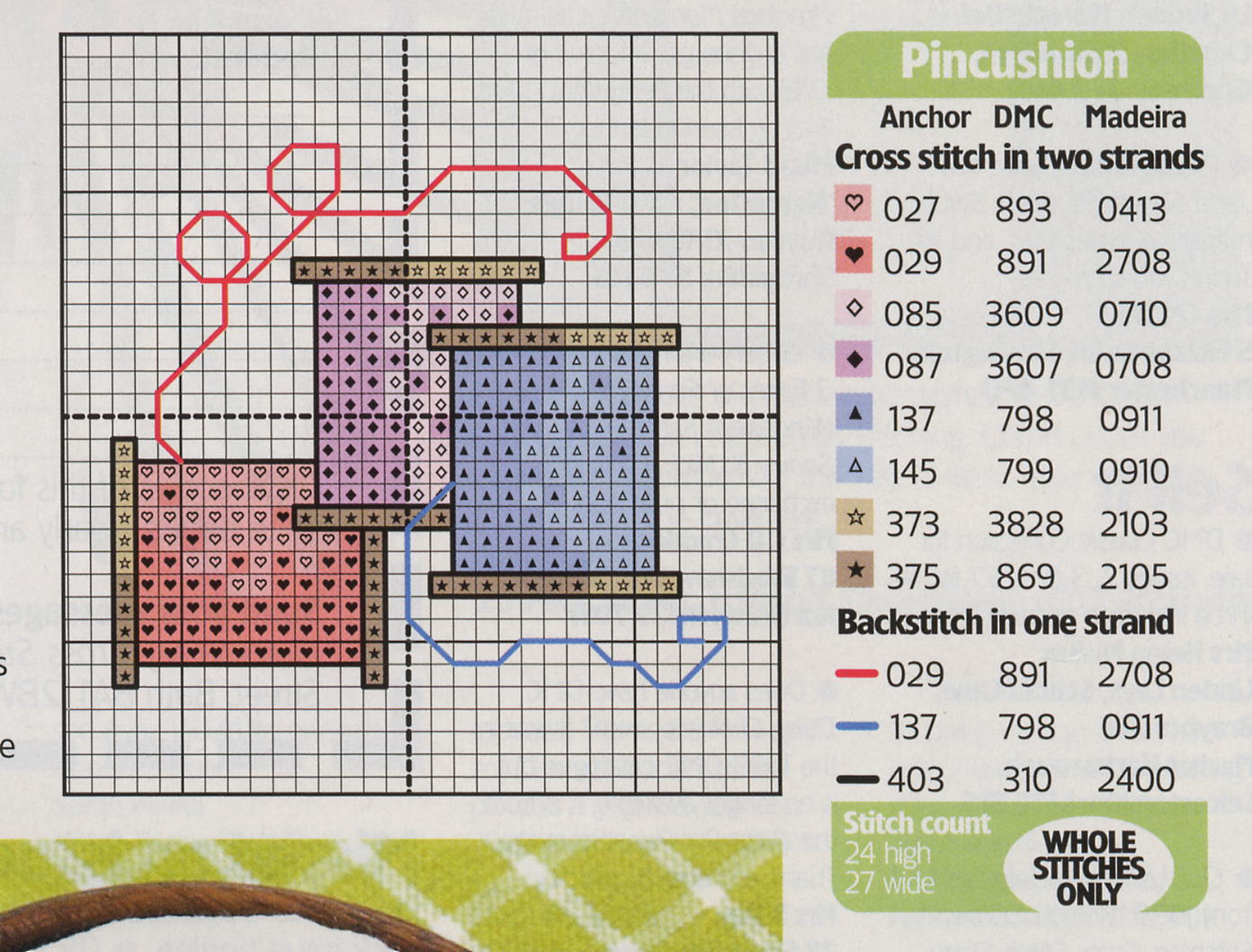 Schema punto croce Idee 503