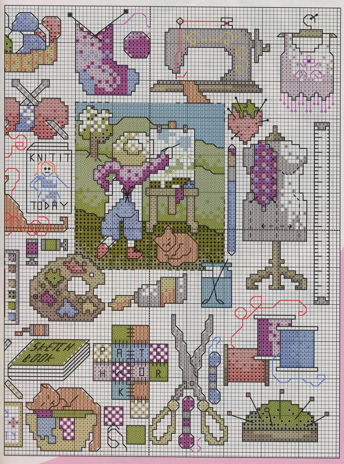 Schema punto croce Idee 504