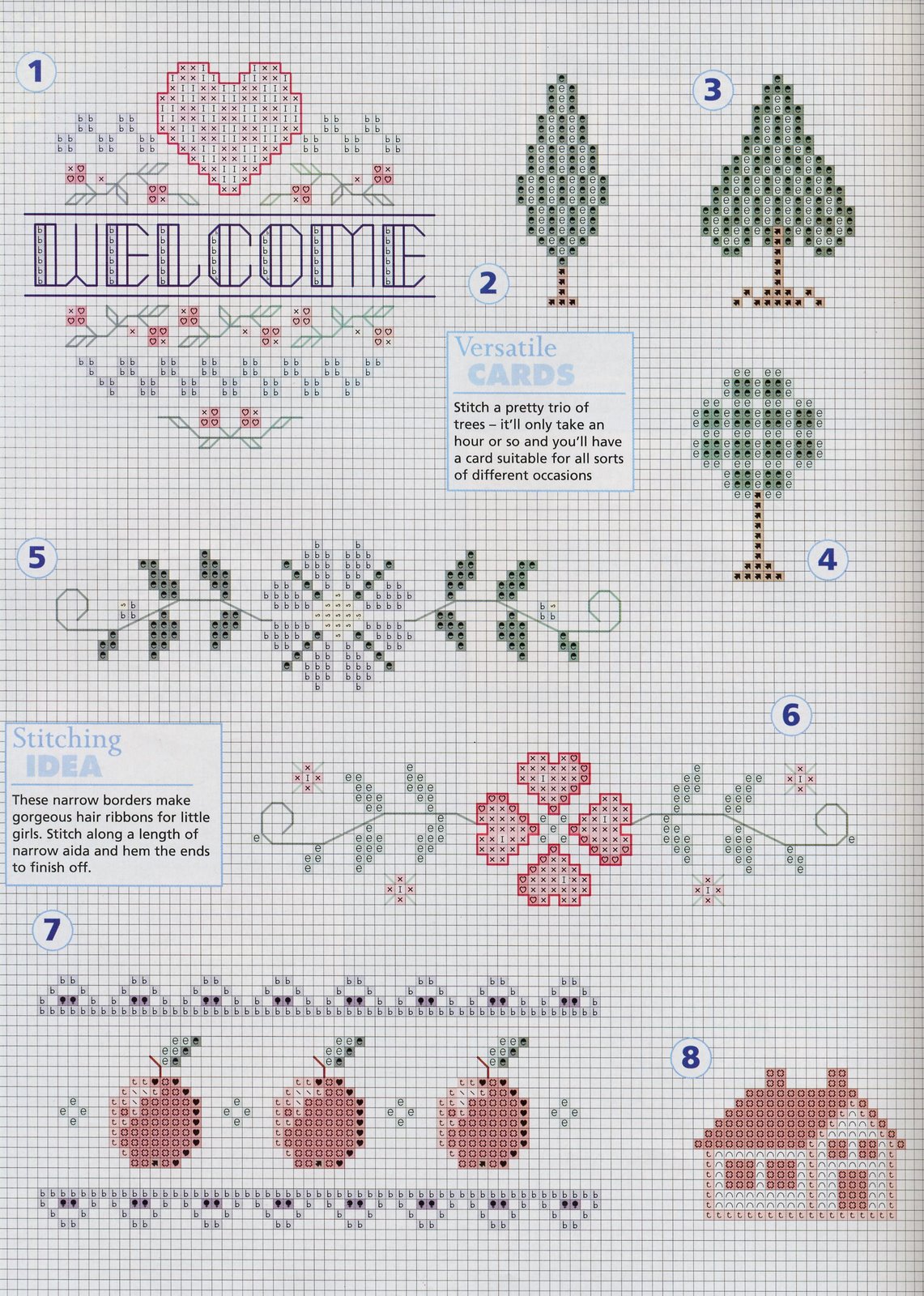 Schema punto croce Idee 523