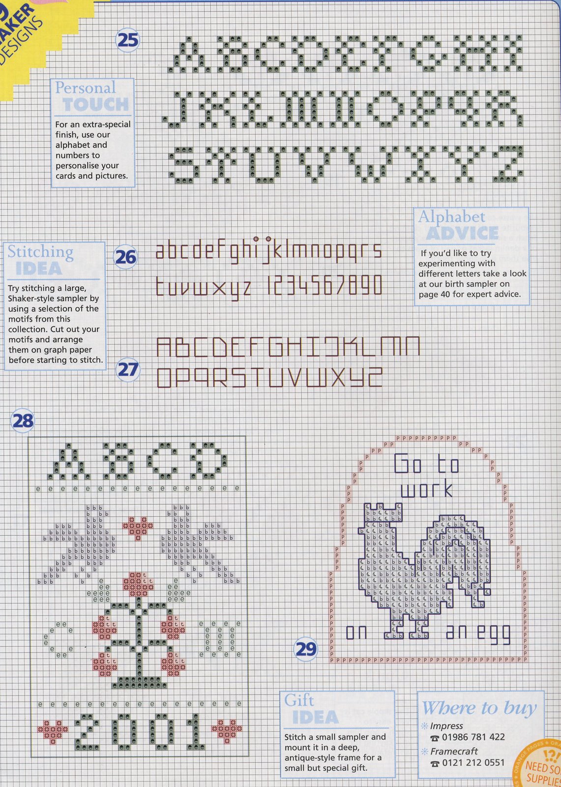 Schema punto croce Idee 527