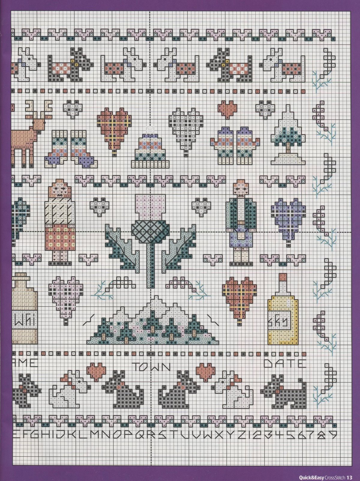 Schema punto croce Idee 539