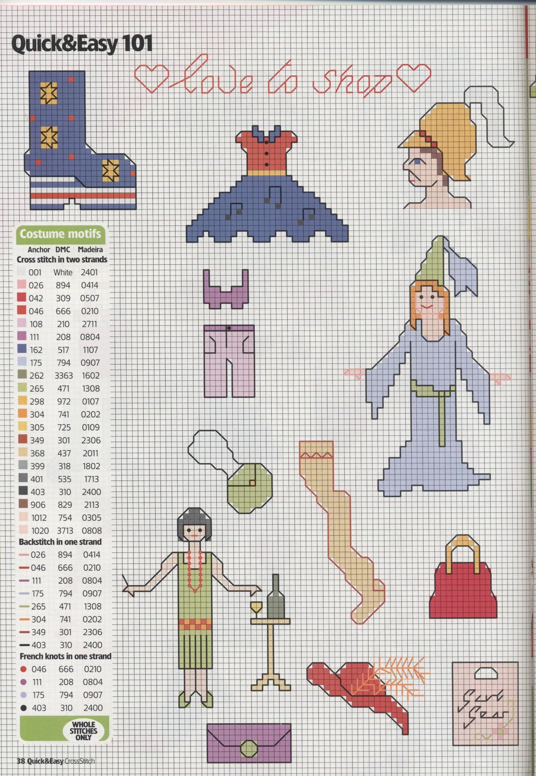 Schema punto croce Idee 544