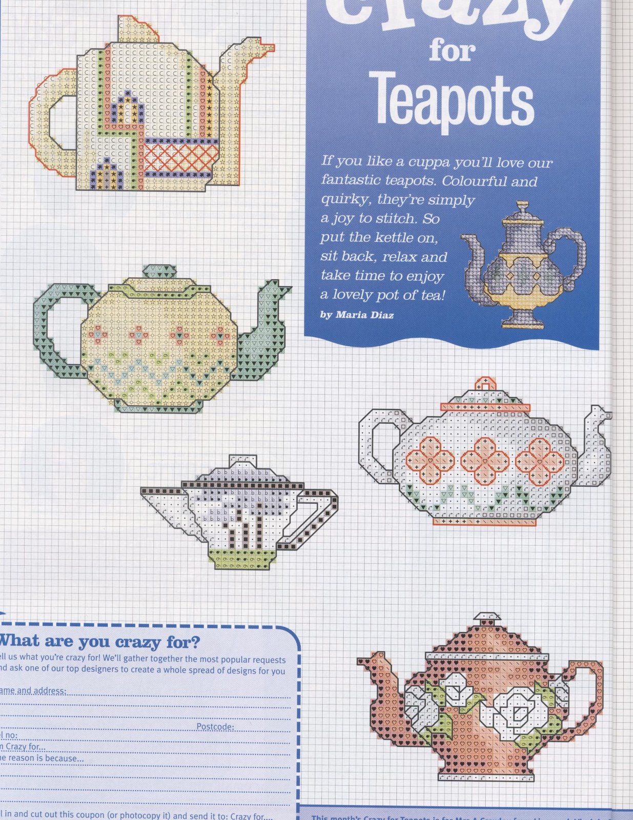 Schema punto croce Idee 554