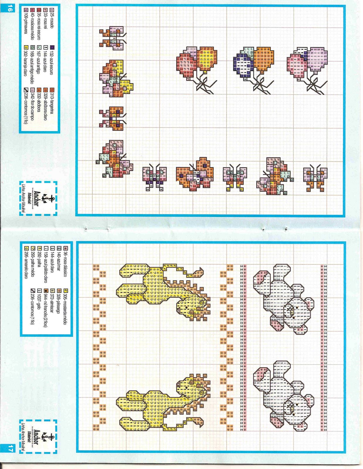 Schema punto croce Idee Infantili 07