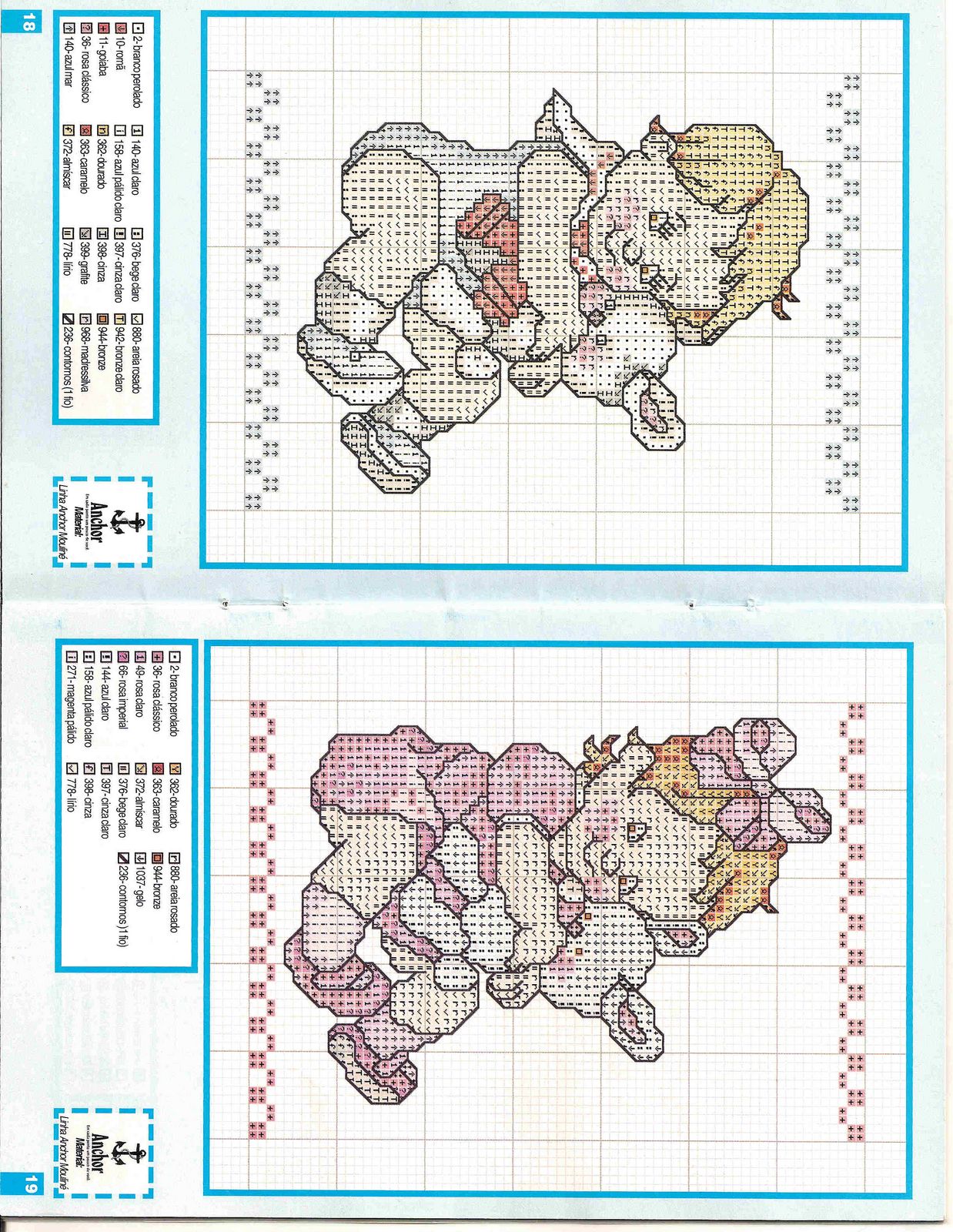 Schema punto croce Idee Infantili 08