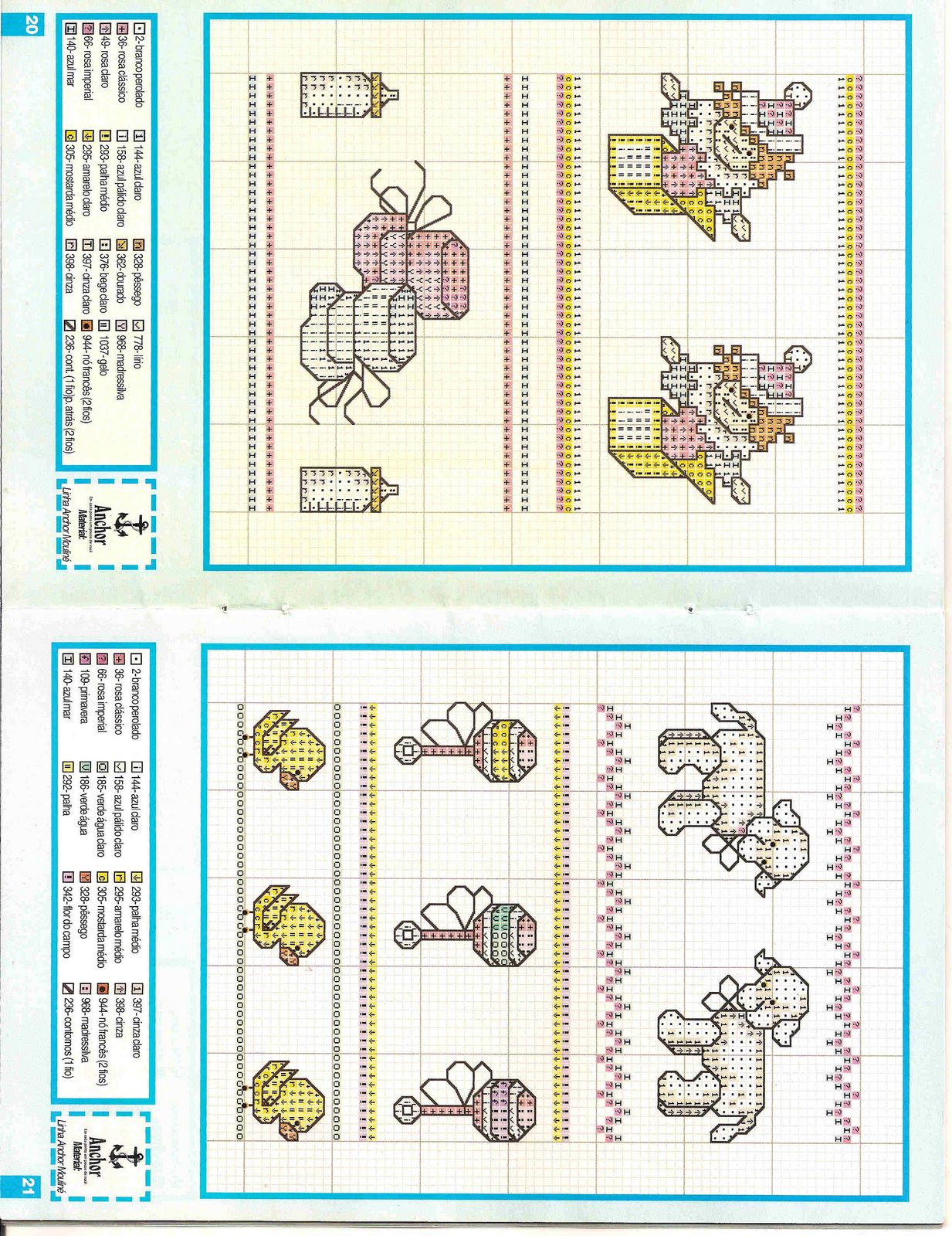 Schema punto croce Idee Infantili 09