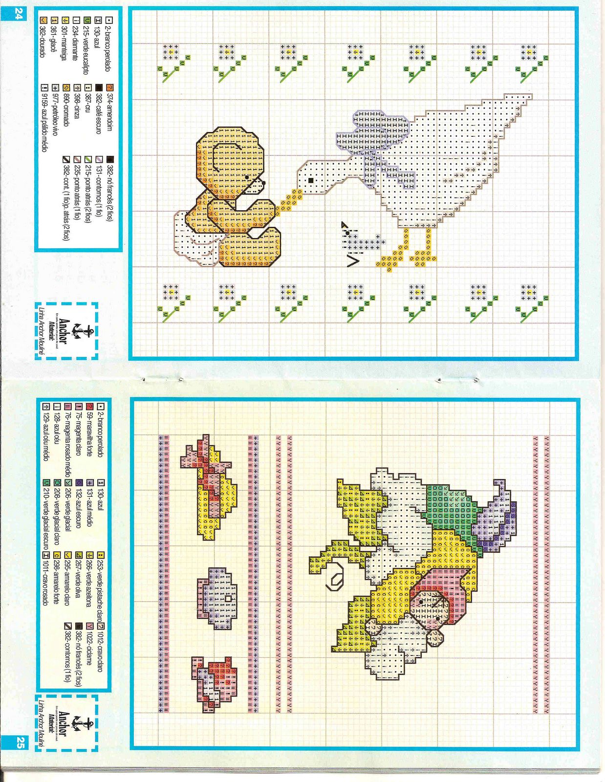 Schema punto croce Idee Infantili 11