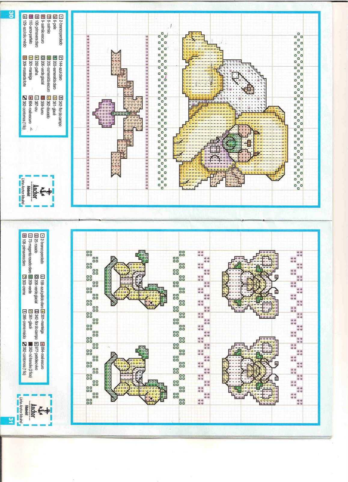 Schema punto croce Idee Infantili 14