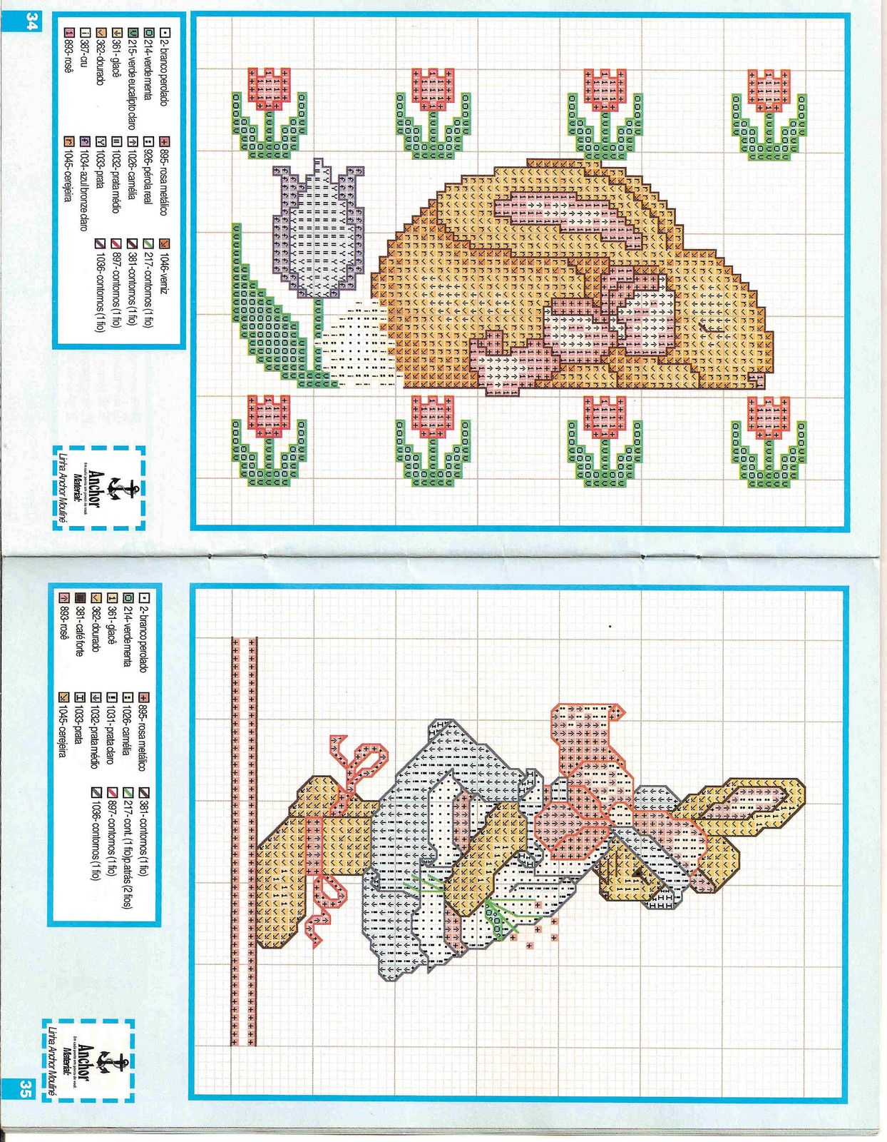 Schema punto croce Idee Infantili 16