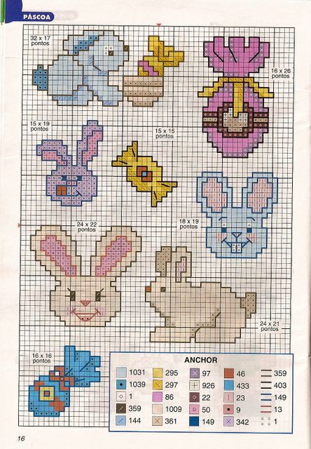 Schema punto croce Idee Infantili 28