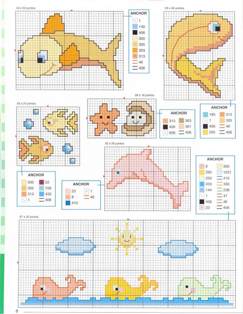 Schema punto croce Idee Infantili 33