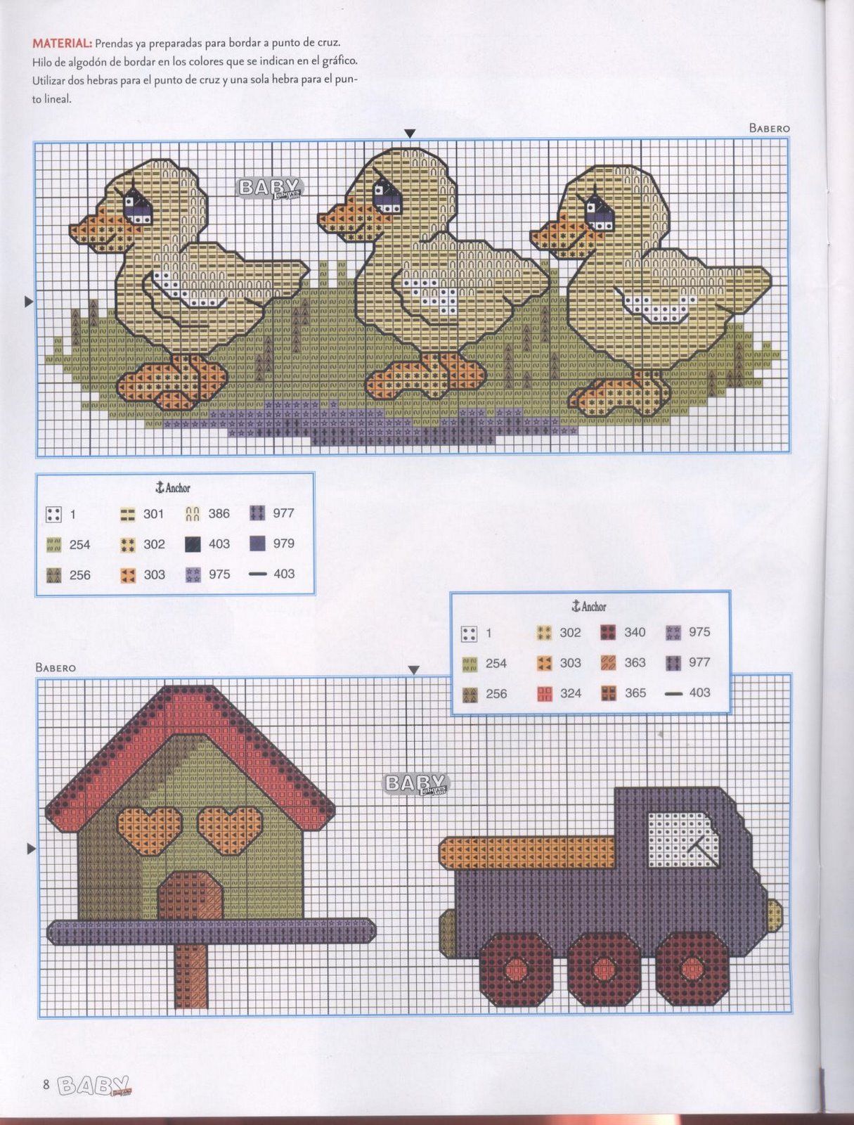 Schema punto croce Idee Infantili 40