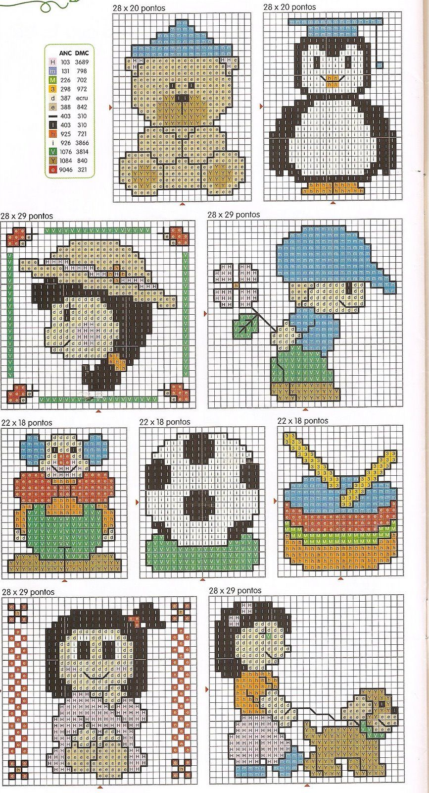 Schema punto croce Idee Infantili 52