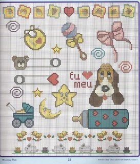 Schema punto croce Idee Infantili 57