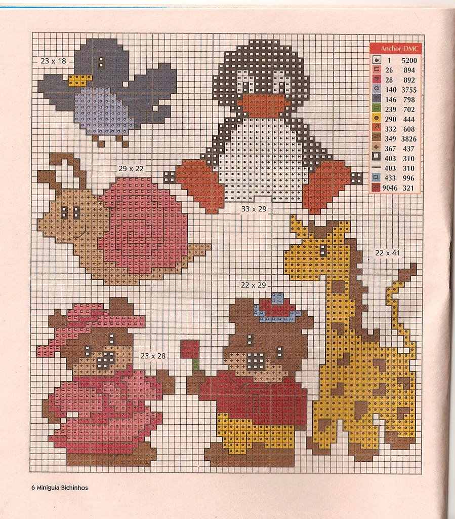 Schema punto croce Idee Infantili 63