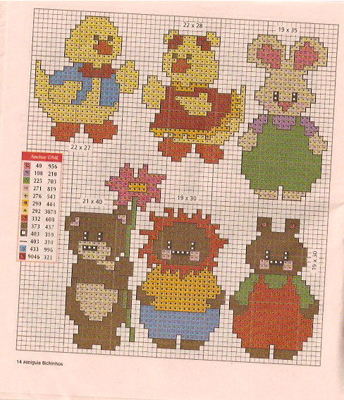 Schema punto croce Idee Infantili 71