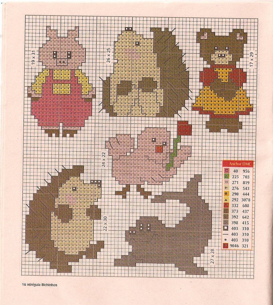 Schema punto croce Idee Infantili 73