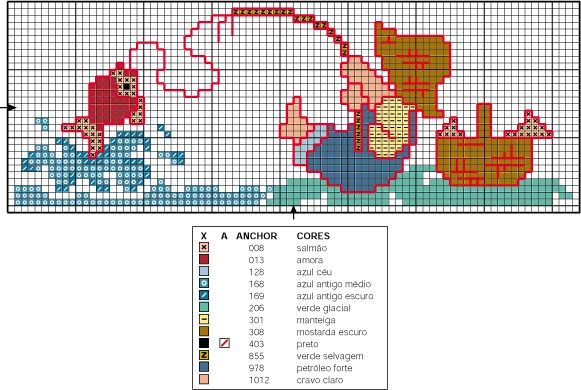 Schema punto croce Idee Infantili 91