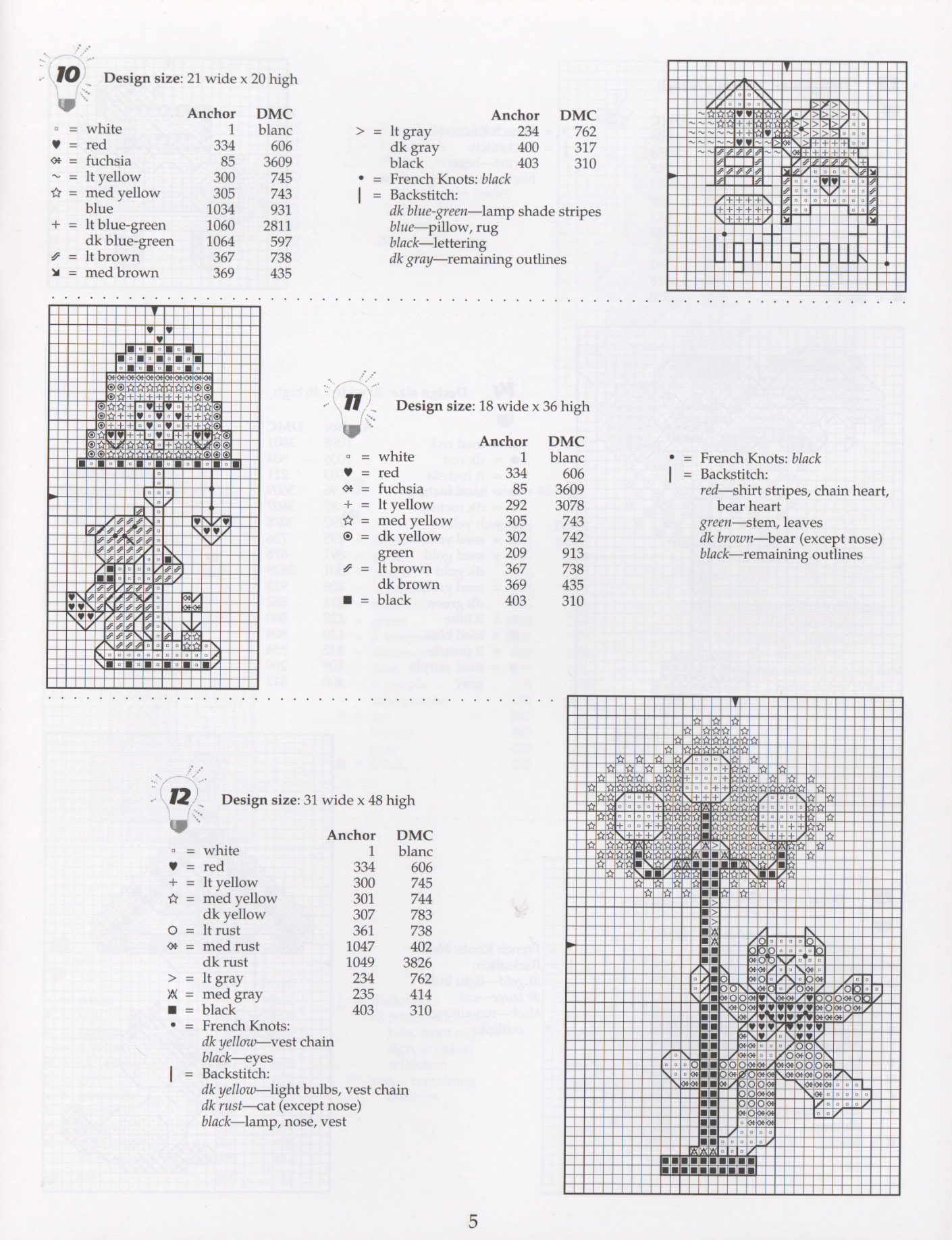 Schema punto croce Lighten Up 07