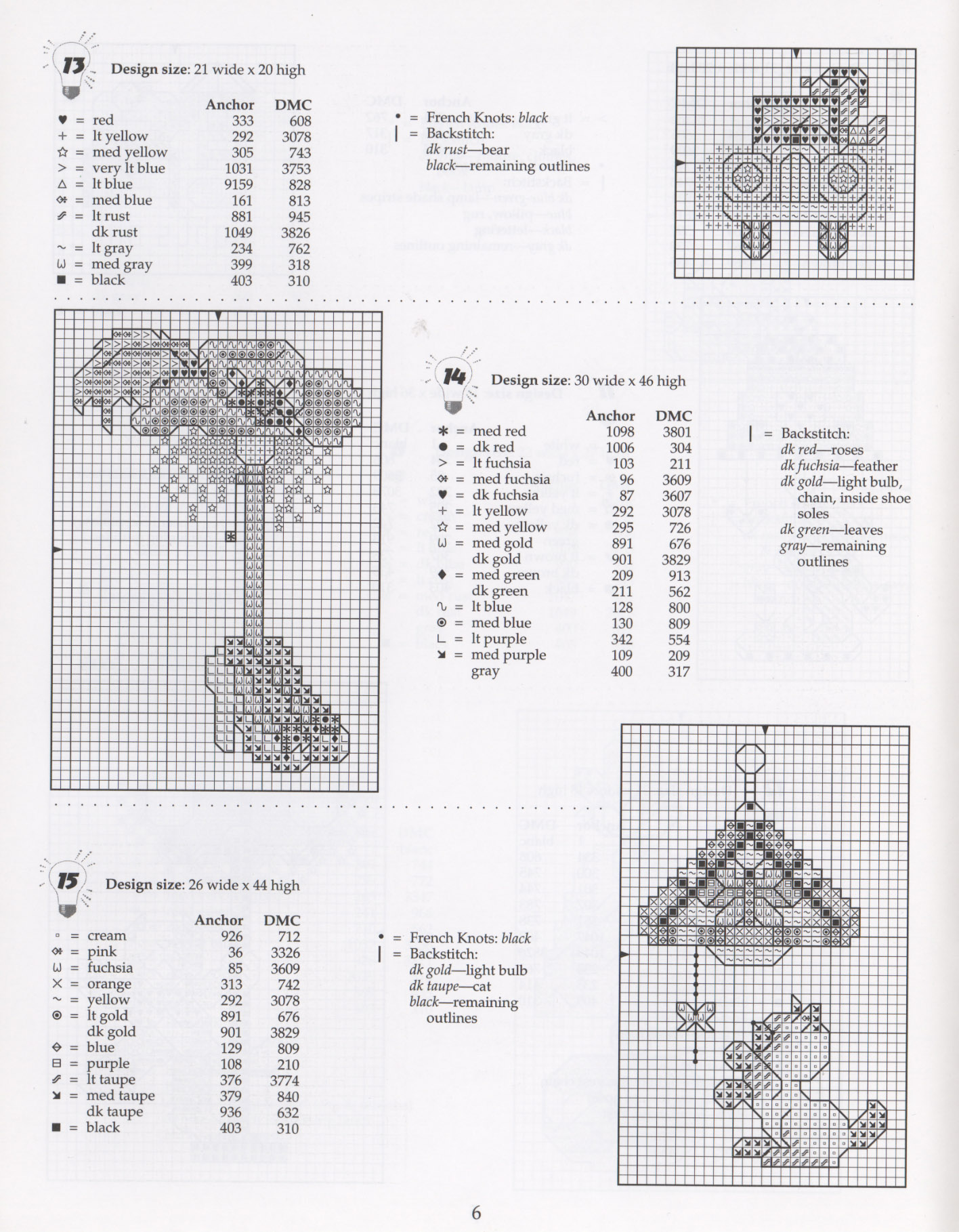 Schema punto croce Lighten Up 08