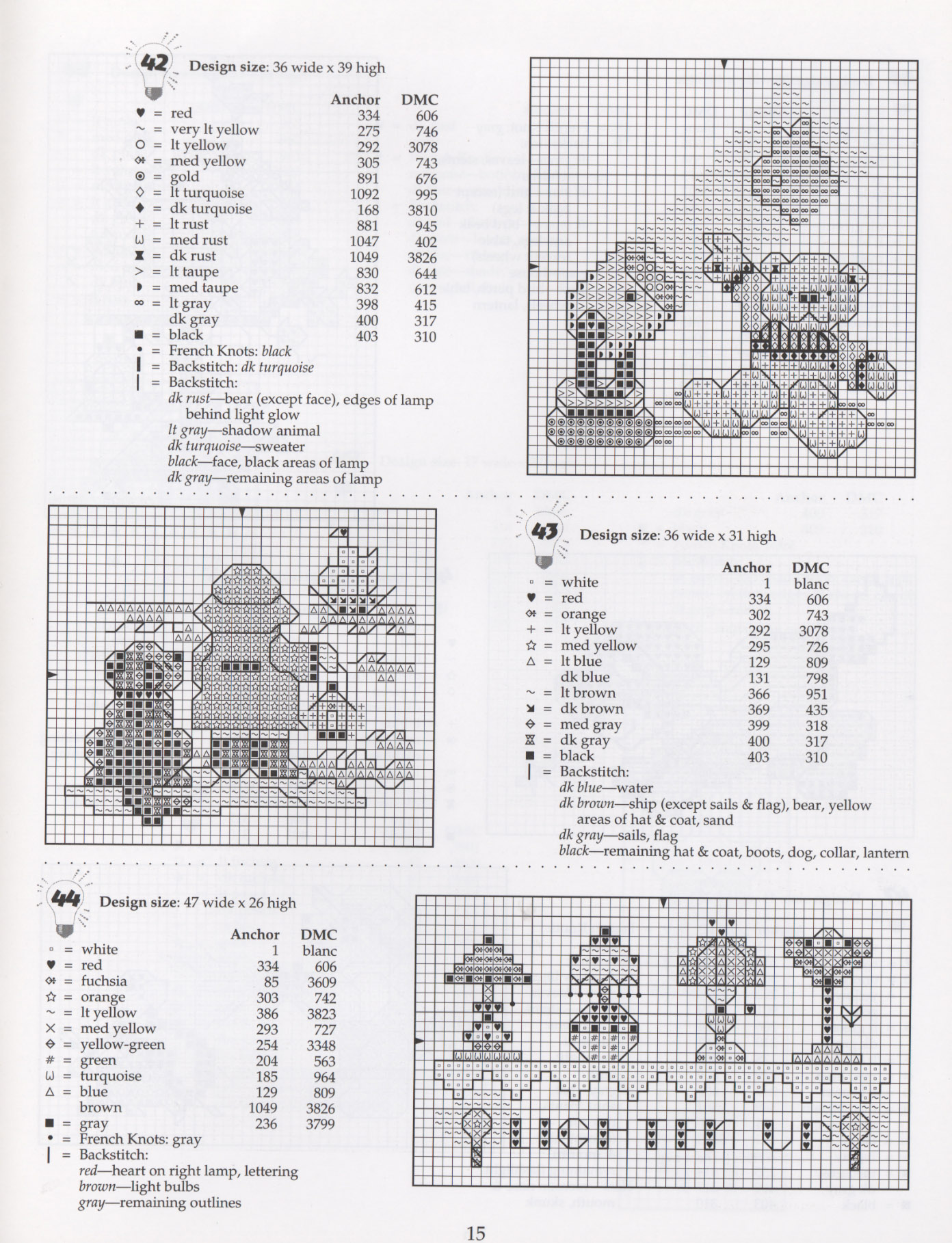 Schema punto croce Lighten Up 16