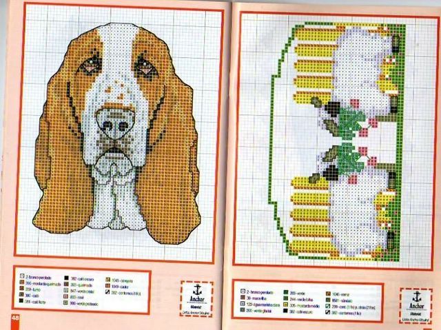 Schema punto croce Mini Animali 24