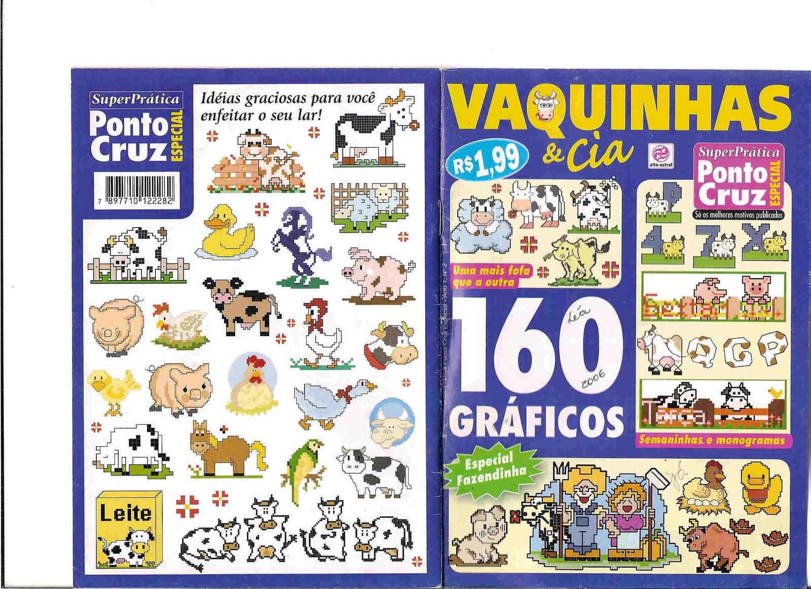 Schema punto croce Mini Animali 25