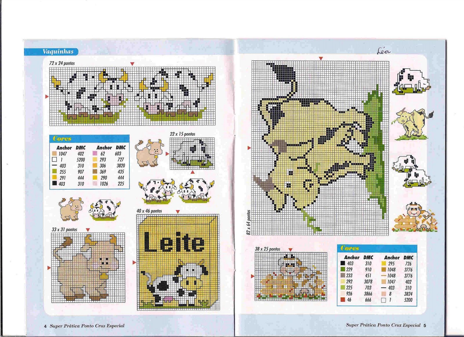 Schema punto croce Mini Animali 31