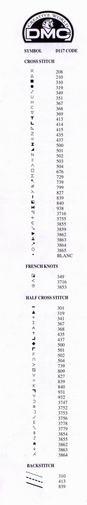 Schema punto croce Miniature 10