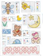 Schema punto croce Idee Infantili 32