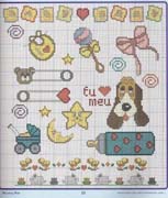 Schema punto croce Idee Infantili 57