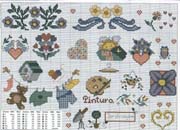 Schema punto croce Idee Infantili 59