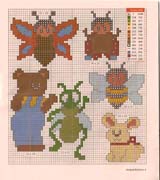 Schema punto croce Idee Infantili 62