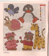 Schema punto croce Idee Infantili 63