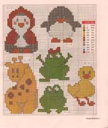 Schema punto croce Idee Infantili 64