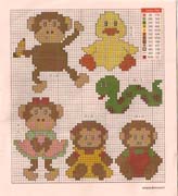 Schema punto croce Idee Infantili 66