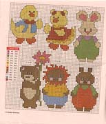 Schema punto croce Idee Infantili 71