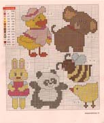 Schema punto croce Idee Infantili 72