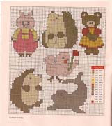 Schema punto croce Idee Infantili 73