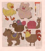 Schema punto croce Idee Infantili 74