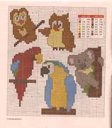 Schema punto croce Idee Infantili 75