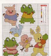 Schema punto croce Idee Infantili 76