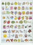 Schema punto croce Idee Infantili 78