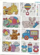 Schema punto croce Idee Infantili 93