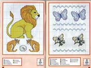 Schema punto croce Mini Animali 05