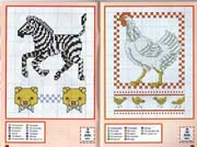 Schema punto croce Mini Animali 06