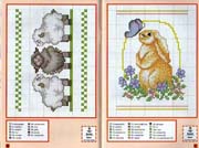 Schema punto croce Mini Animali 10